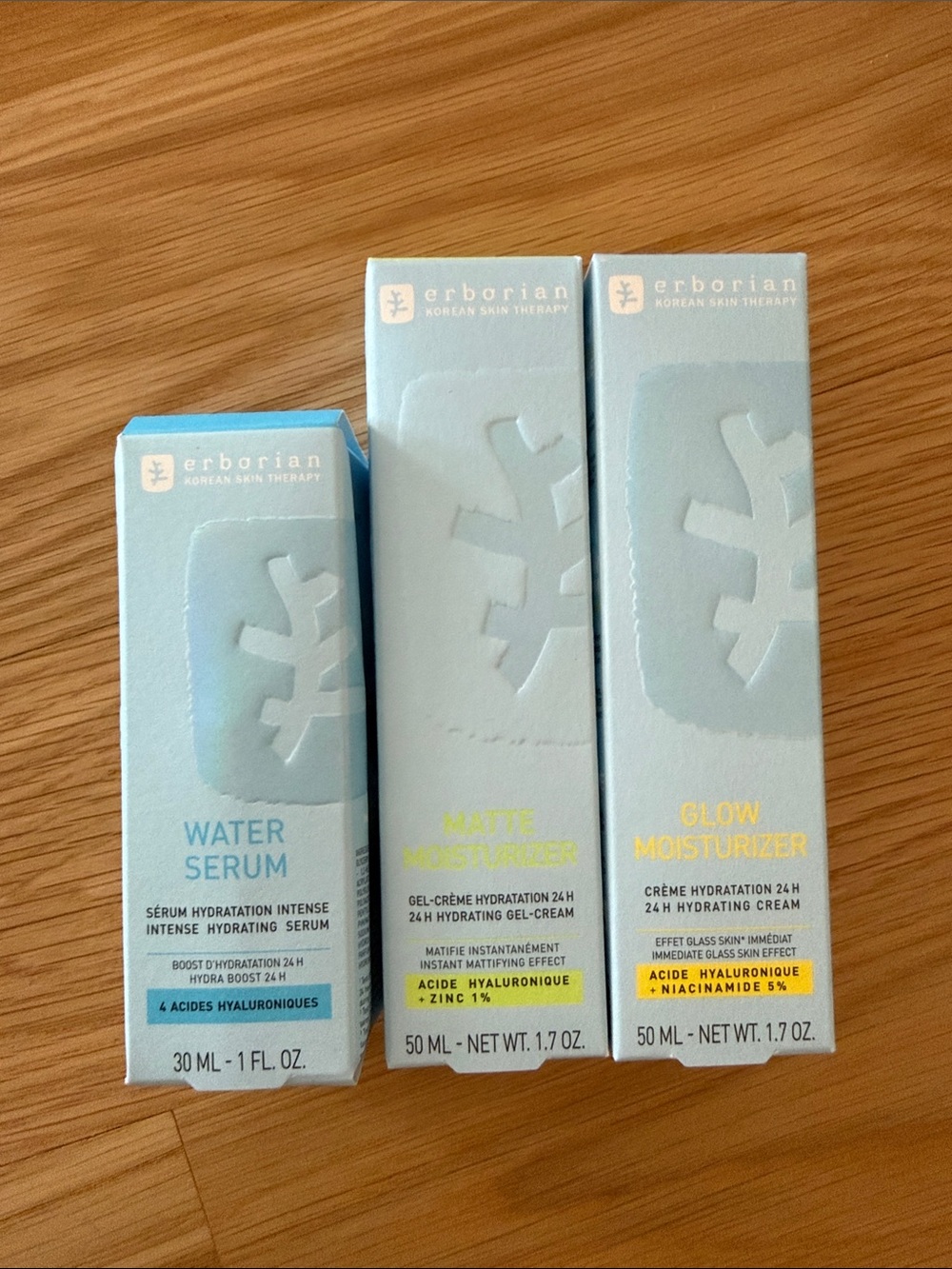 Erborian serum and moisturizer set